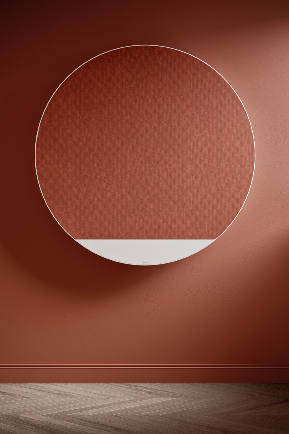 Der Designheizkörper ChaCha von Bemm in einem modernen Badezimmer.