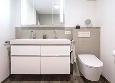 Badgestaltung Badezimmer Weiss